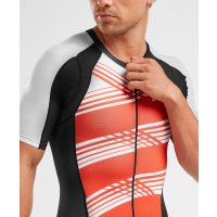 2XU Compression Sleeved FullZip Trisuit 2019 / Мужской стартовый компрессионный костюм с рукавами фото 4