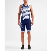 2XU Compression FullZip Trisuit / Мужской стартовый компрессионный костюм без рукавов фото