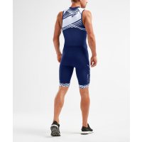 2XU Compression FullZip Trisuit / Мужской стартовый компрессионный костюм без рукавов фото 1