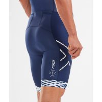 2XU Compression Sleeved FullZip Trisuit / Мужской стартовый компрессионный костюм с рукавами фото 4