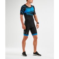 2XU Perform FullZip Sleeved Trisuit / Мужской стартовый костюм с рукавами фото 2