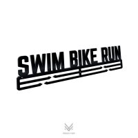 Swim bike run /Держатель для медалей фото