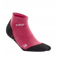 CEP Outdoor Light Merino Low-Cut Socks / Женские компрессионные носки, тонкие, с шерстью мериноса фото 1