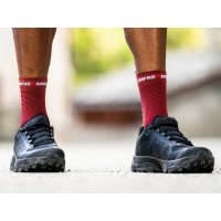 Compressport Pro Racing Socks V4.0 Run High - Brown - Orange / Носки беговые фото 2