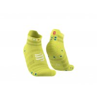 Compressport Pro Racing Socks V4.0 Ultralight Run Low - Primerose - Fjord Blue / Носки беговые фото