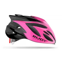 Rudy Project Rush Pink Fluo - Black Shiny S / Шлем фото 2