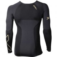 2XU Elite Compression Top LS / Мужская элитная компрессионная футболка фото 1