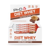 PhD Diet Whey Bar Шоколад-Арахисовое Масло / Батончик протеиновый  (65g) фото 1