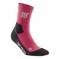 CEP Outdoor Light Merino Mid-Cut Socks / Женские компрессионные носки, тонкие, с шерстью мериноса фото 1