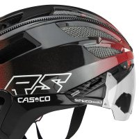 Casco SPEEDairo2 Black Red Gradient + визор Vautron Visor Фотохром фото 1