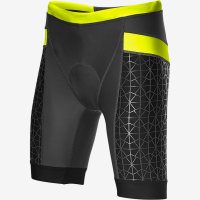 TYR Competitor 6" Tri Short W Black Yellow / Женские стартовые шорты фото 1