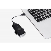 TOPEAK HEADLUX 450 USB, 450 LUMENS USB RECHARGEABLE LIGHT ALUMINUM BODY, BLACK фонарь передний фото 5