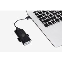 TOPEAK HEADLUX 450 USB, 450 LUMENS USB RECHARGEABLE LIGHT ALUMINUM BODY, BLACK фонарь передний фото 4