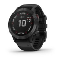 Garmin Fenix 6 Pro черный с черным ремешком фото