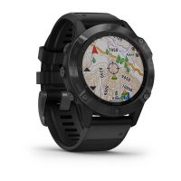 Garmin Fenix 6 Pro черный с черным ремешком фото 2