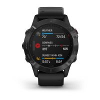 Garmin Fenix 6 Pro черный с черным ремешком фото 3