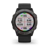 Garmin Fenix 6X Sapphire серый DLC с черным ремешком фото 4