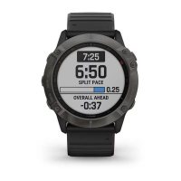 Garmin Fenix 6X Sapphire серый DLC с черным ремешком фото 7