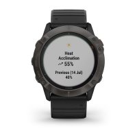 Garmin Fenix 6X Pro Solar титановый серый DLC с черным ремешком фото 7