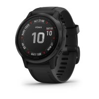 Garmin Fenix 6s Pro черный с черным ремешком фото 1