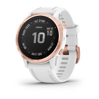 Garmin Fenix 6s Pro розовое золото с белым ремешком фото