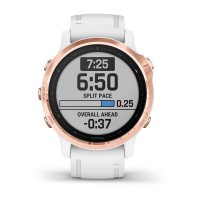 Garmin Fenix 6s Pro розовое золото с белым ремешком фото 1