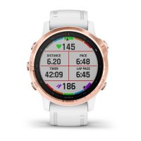 Garmin Fenix 6s Pro розовое золото с белым ремешком фото 5