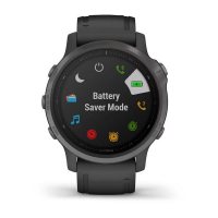 Garmin Fenix 6s Sapphire серый DLC с черным ремешком фото 5