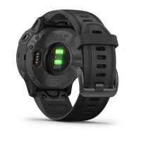 Garmin Fenix 6s Sapphire серый DLC с черным ремешком фото 2