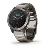 Garmin Quatix 6 Sapphire титановый с титановым ремешком фото