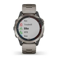 Garmin Quatix 6 Sapphire титановый с титановым ремешком фото 2