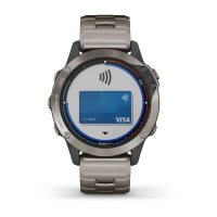 Garmin Quatix 6 Sapphire титановый с титановым ремешком фото 4