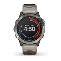 Garmin Quatix 6 Sapphire титановый с титановым ремешком фото 5