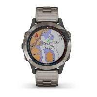 Garmin Quatix 6 Sapphire титановый с титановым ремешком фото 6
