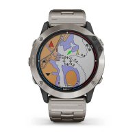 Garmin Quatix 6x Solar титановый с титановым браслетом фото 1