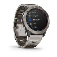 Garmin Quatix 6x Solar титановый с титановым браслетом фото 2