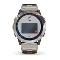 Garmin Quatix 6x Solar титановый с титановым браслетом фото 5