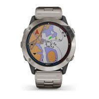 Garmin Quatix 6x Solar титановый с титановым браслетом фото 2