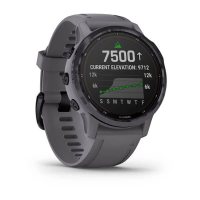 Garmin Fenix 6s Pro Solar аметистовый с темно-серым ремешком фото 1