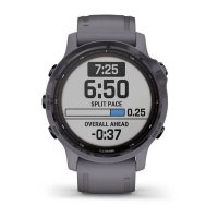 Garmin Fenix 6s Pro Solar аметистовый с темно-серым ремешком фото 2