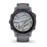 Garmin Fenix 6s Pro Solar аметистовый с темно-серым ремешком фото 4