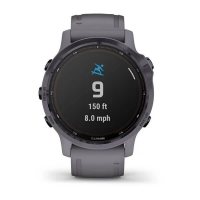 Garmin Fenix 6s Pro Solar аметистовый с темно-серым ремешком фото 5