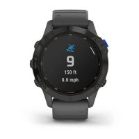 Garmin Fenix 6 Pro Solar черный с серым ремешком фото 5