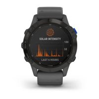 Garmin Fenix 6 Pro Solar черный с серым ремешком фото 7