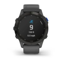 Garmin Fenix 6 Pro Solar черный с серым ремешком фото 8