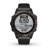 Garmin Fenix 6 Pro Solar титановый DLC карбон с DLC титановым ремешком фото 2