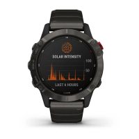 Garmin Fenix 6 Pro Solar титановый DLC карбон с DLC титановым ремешком фото 8