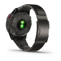Garmin Fenix 6 Pro Solar титановый DLC карбон с DLC титановым ремешком фото 9