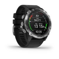 Garmin Descent Mk2 стальные с черным ремешком фото 2