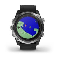 Garmin Descent Mk2 стальные с черным ремешком фото 3